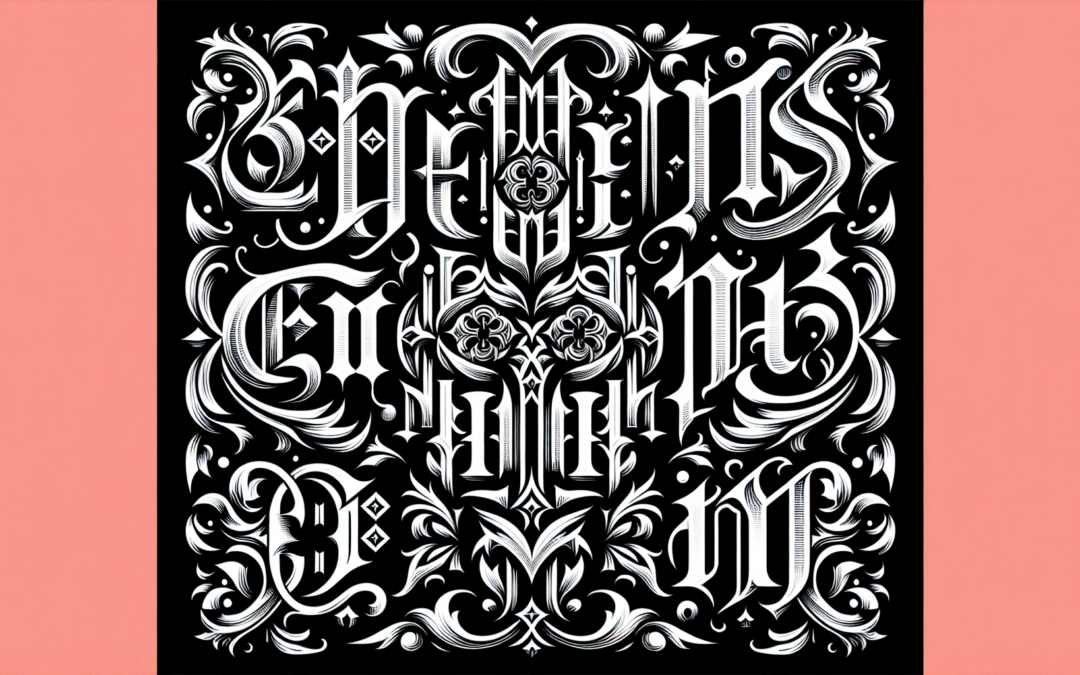 The Art of Blackletter: Exploring the Beauty of Gothic Fonts
